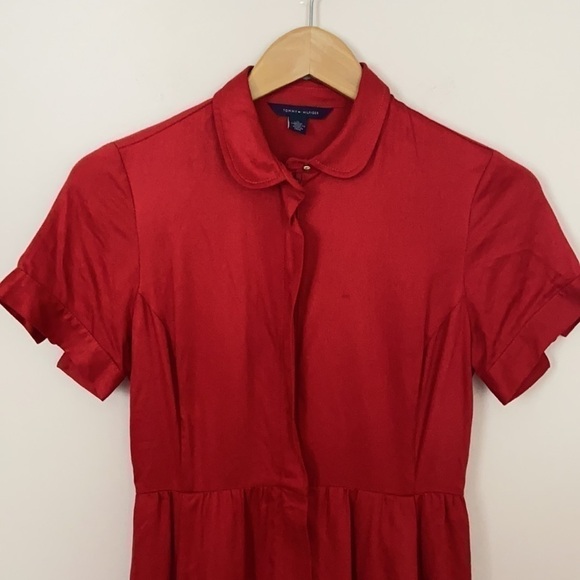 TOMMY Hilfiger I Red Short Sleeve Dress - Picture 2 of 9